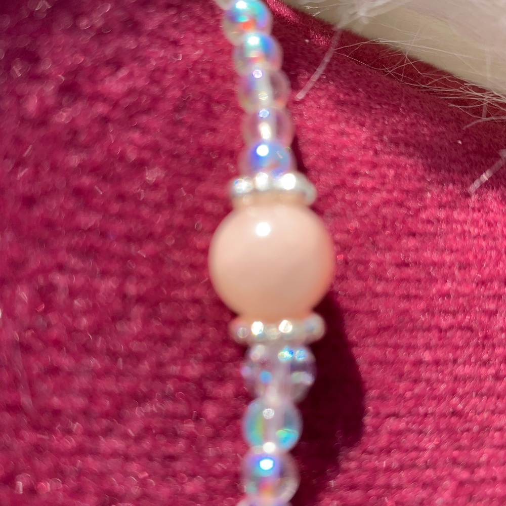 Genuine Rose Quartz necklace